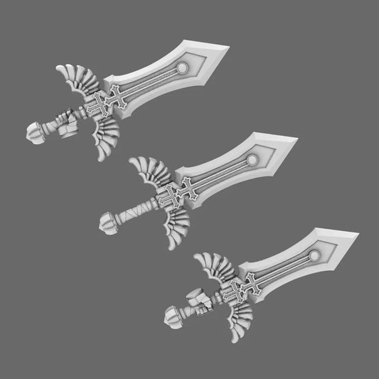 Arthurian Knights Electro Great Sword - Medieval Power Weapon for 28mm Grim Dark Models