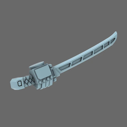 Cyber Samurai Techno Katana Type A RIGHT X 10