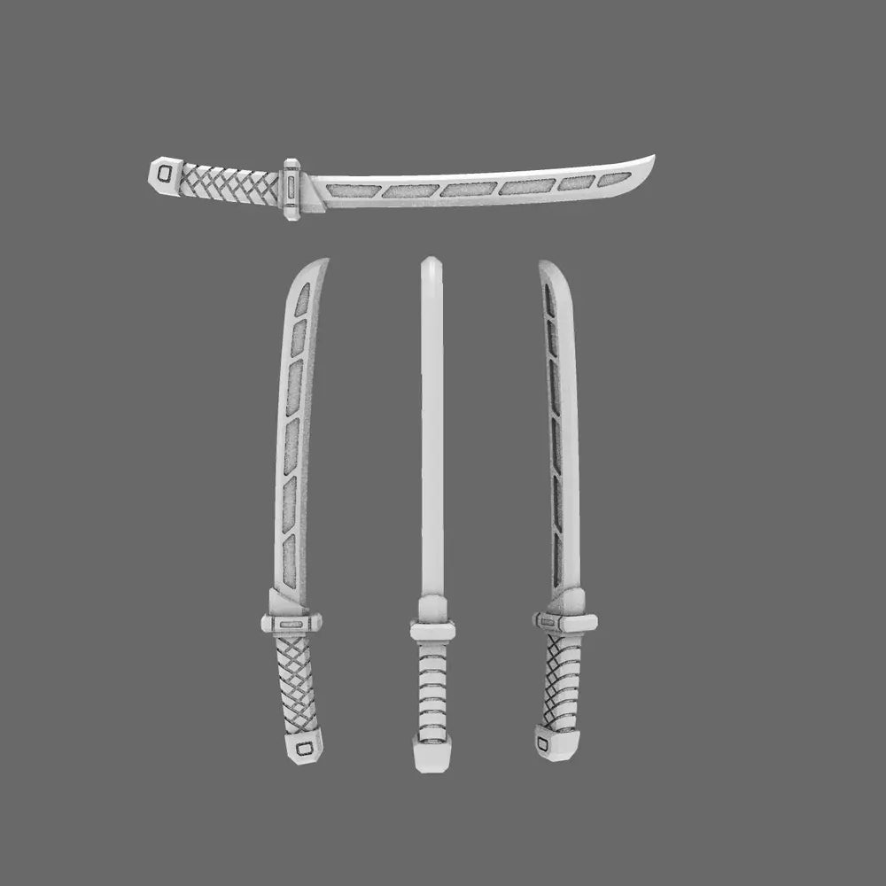 Cyber Samurai Techno Katana Type A NOHAND X 10