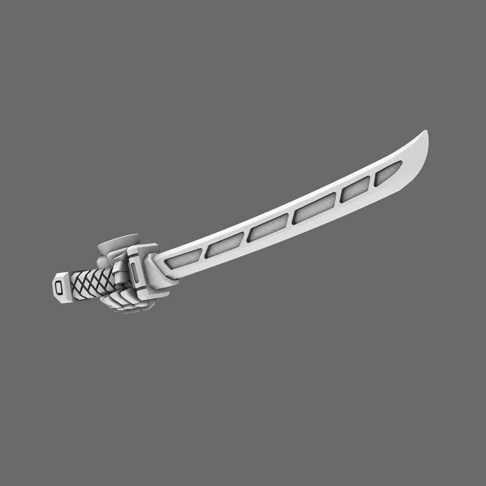 Cyber Samurai Techno Katana Type A LEFT X 10
