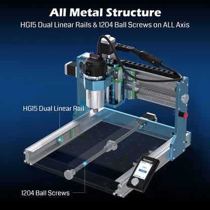 3030-PROVer Ultra Desktop CNC Router for High Precision Metalworking, with Linear Guide & Ball Screw Motion — photo 7 of 10