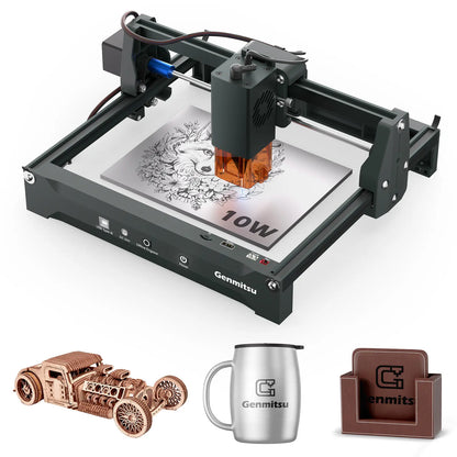 Kortek Laser Engraver Machine, 2.5W/5W/10W, ±0.01mm High Precision, IR Laser Compatible, Portable CNC Laser Cutter — photo 2 of 9