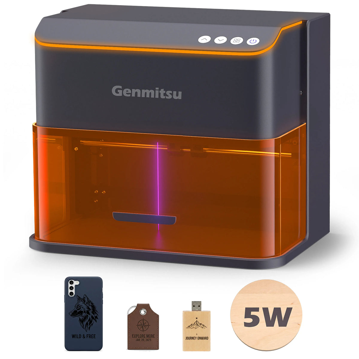 Kintix Hybrid Galvo Laser Engraver – Ultra-Fast Batch Production & Enclosed Safety — photo 1 of 8