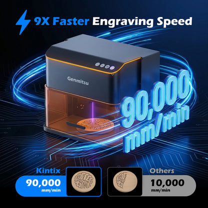 Kintix Hybrid Galvo Laser Engraver – Ultra-Fast Batch Production & Enclosed Safety — photo 8 of 8