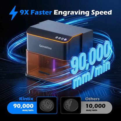 Kintix Hybrid Galvo Laser Engraver – Ultra-Fast Batch Production & Enclosed Safety — photo 2 of 8