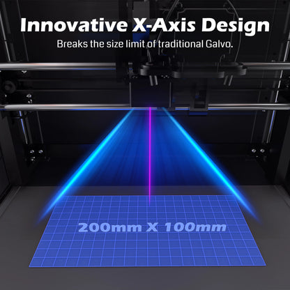 Kintix Hybrid Galvo Laser Engraver – Ultra-Fast Batch Production & Enclosed Safety — photo 3 of 8