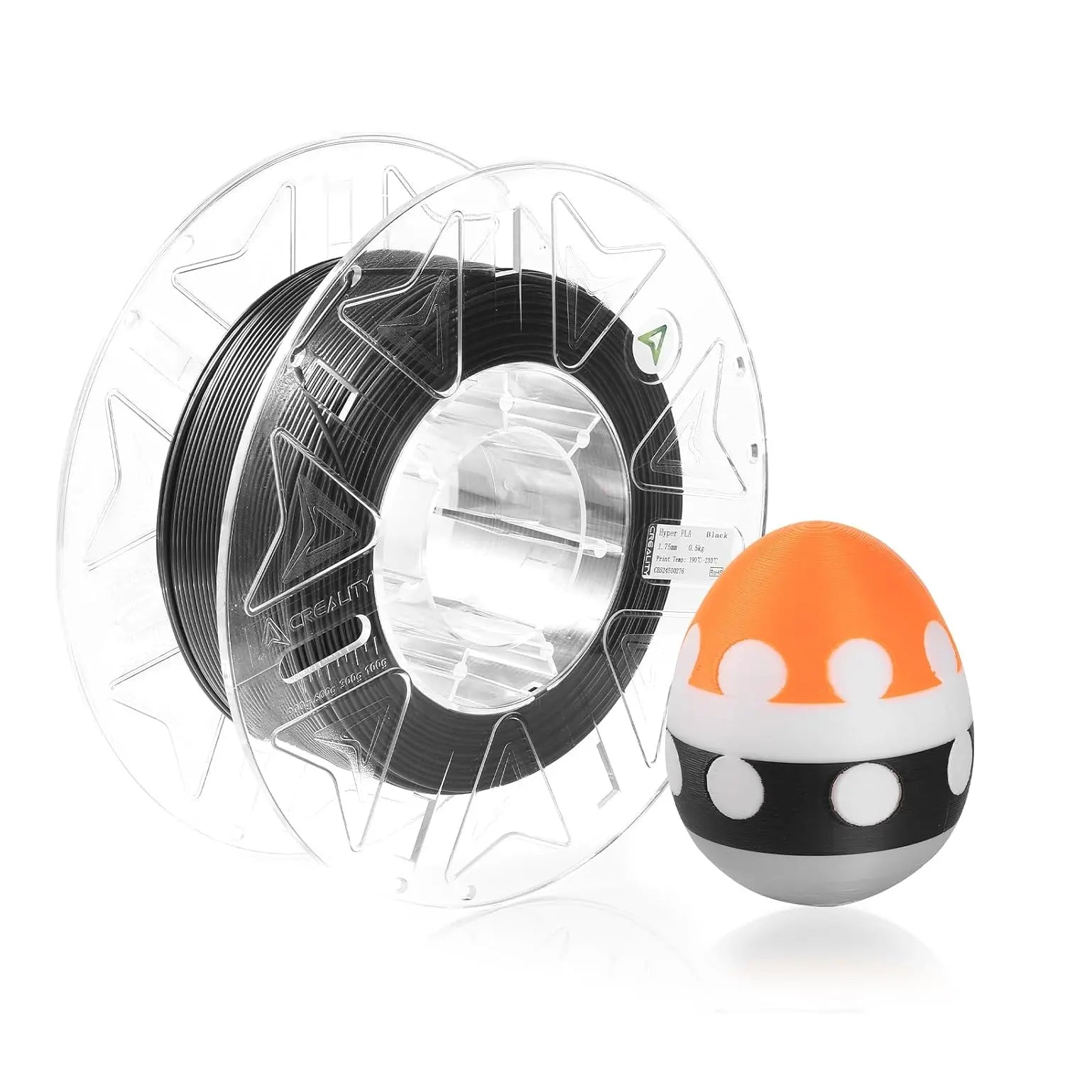 Creality Hyper RFID PLA Filament 1.75mm, 3D Printer Filament for High Speed 30-600mm/s Support CFS, 2.2 LBS (1KG) Spool, Dimensional Accuracy +/- 0.03mm — photo 1 of 6