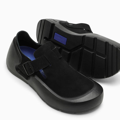Birkenstock Reykjavik Black Nubuck Leather Shoe