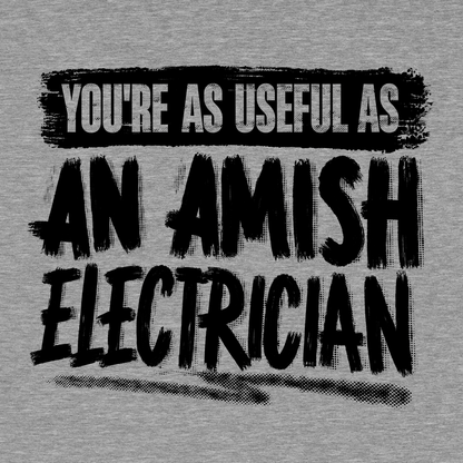 Amish Electrician - Safety Yellow Hi-Vis T-Shirt — photo 3 of 3
