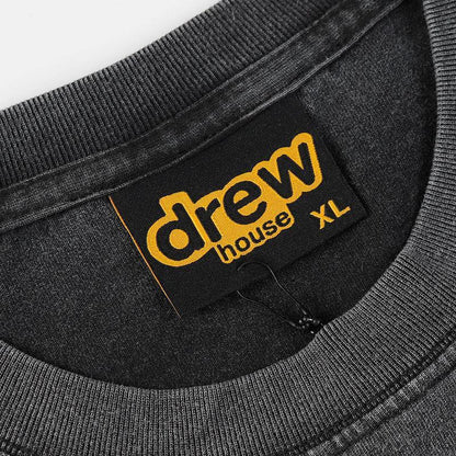 Drew House Secret Smiling Face Alphabet Long Sleeves 'Grey'