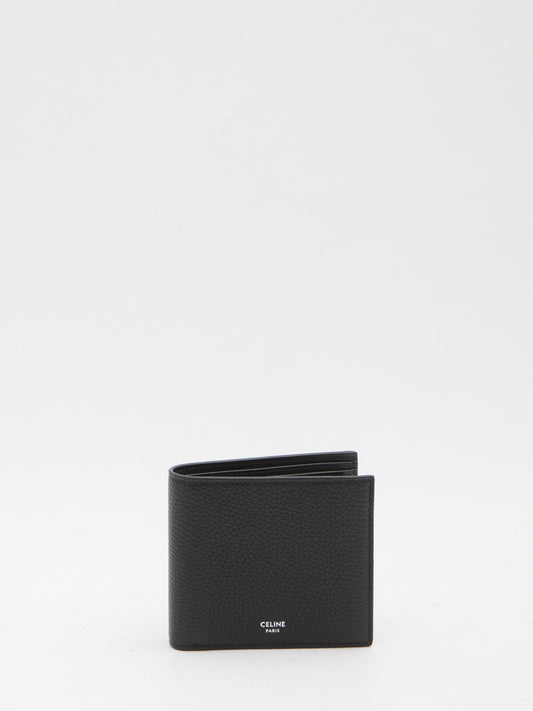 CELINE Mini Leather Bi-Fold Wallet