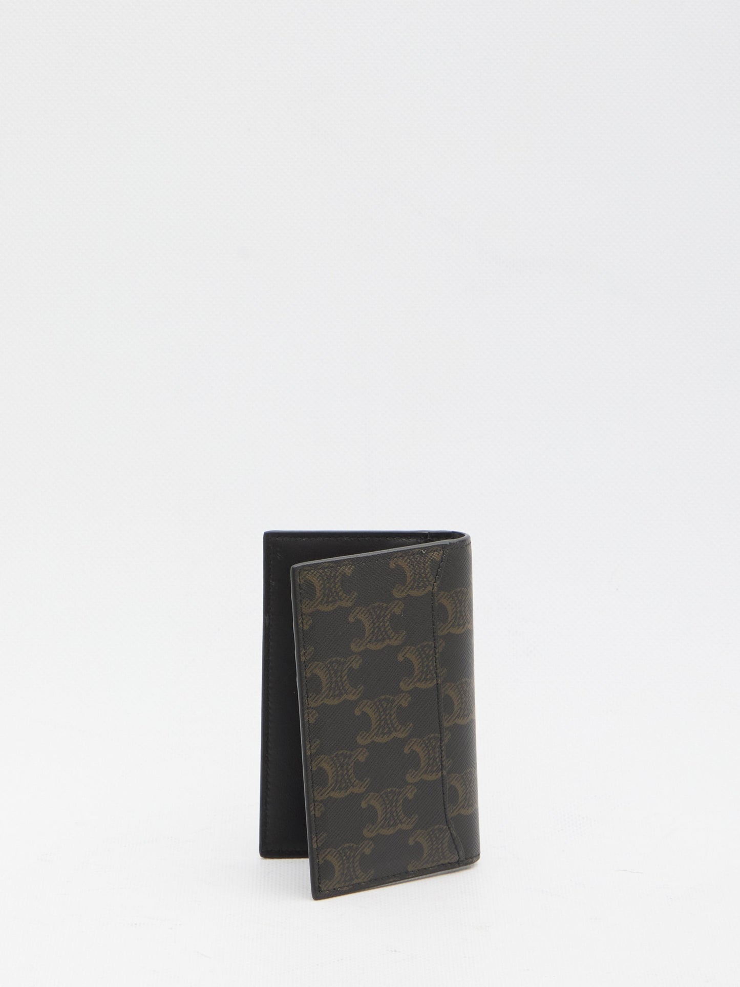 CELINE Mini Vertical Canvas Card Holder