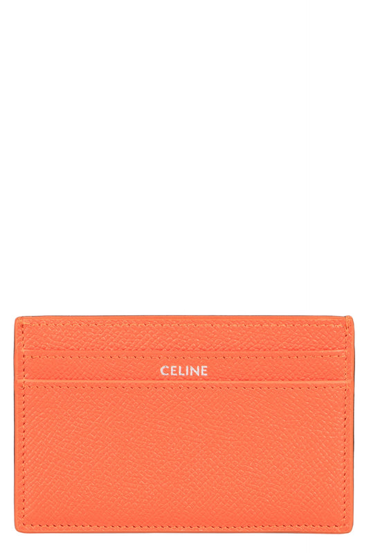 CELINE Medium Leather Card Holder