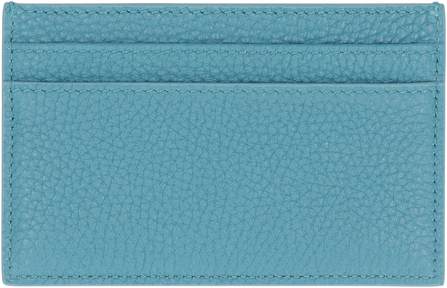 CELINE Pebbled Leather Card Holder with Five Slots -x7 cm