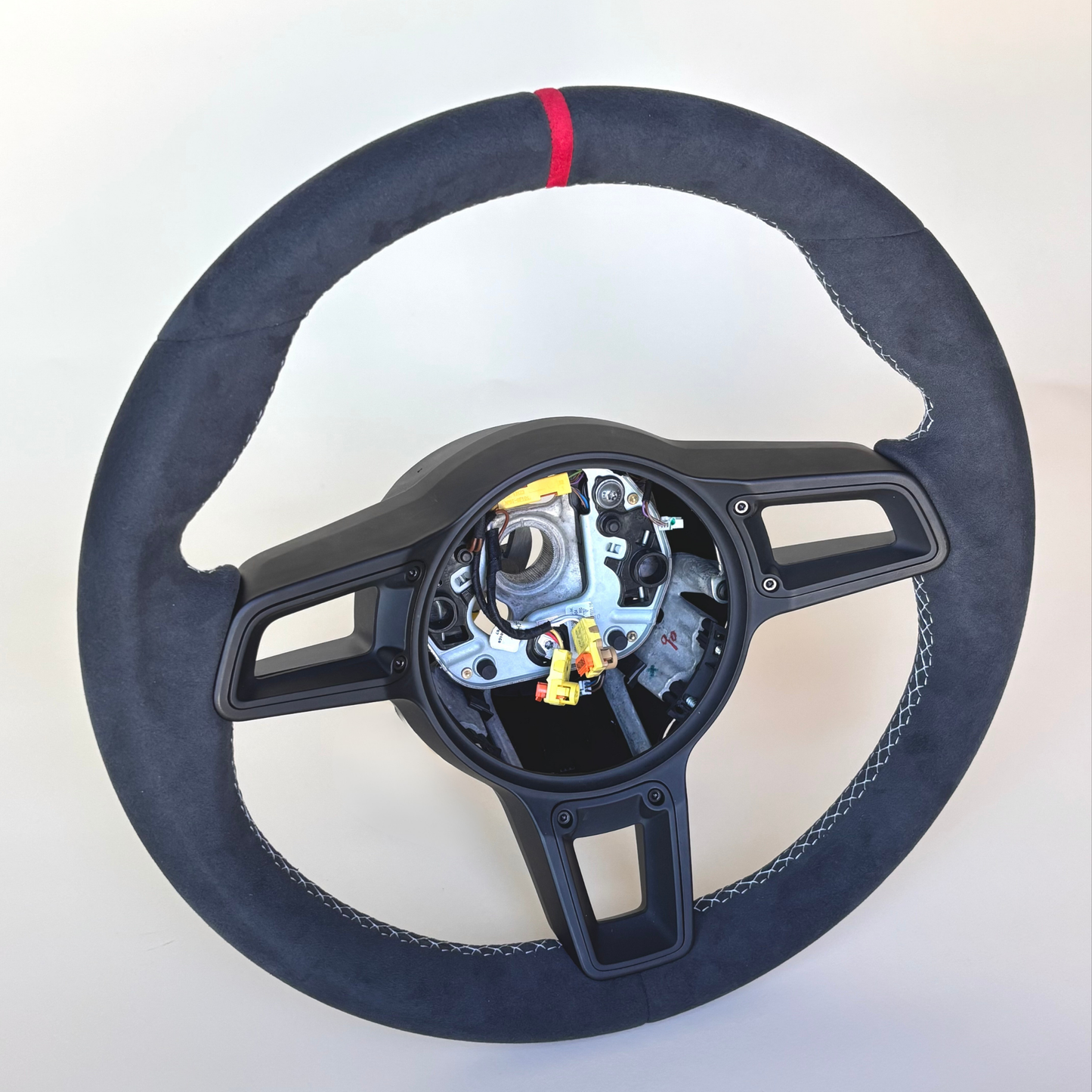 Manual Porsche 991.2 Steering wheel in Red