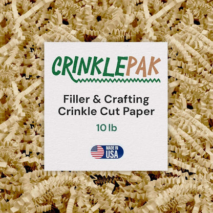 10lb Ivory Crinkle Paper