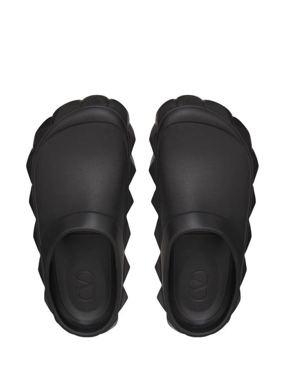 Valentino Garavani Roman Stud Turtle Slippers