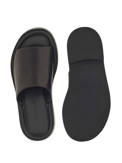 Ferragamo Leather Flat Sandals