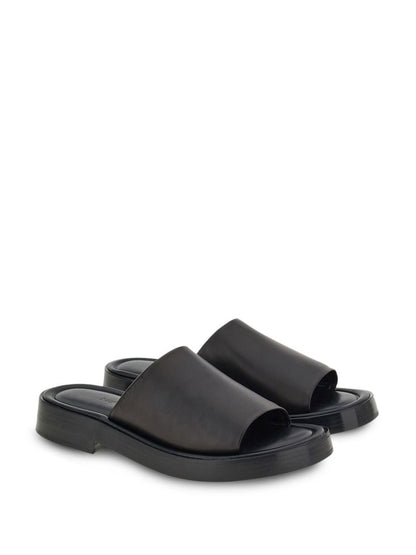 Ferragamo Leather Flat Sandals