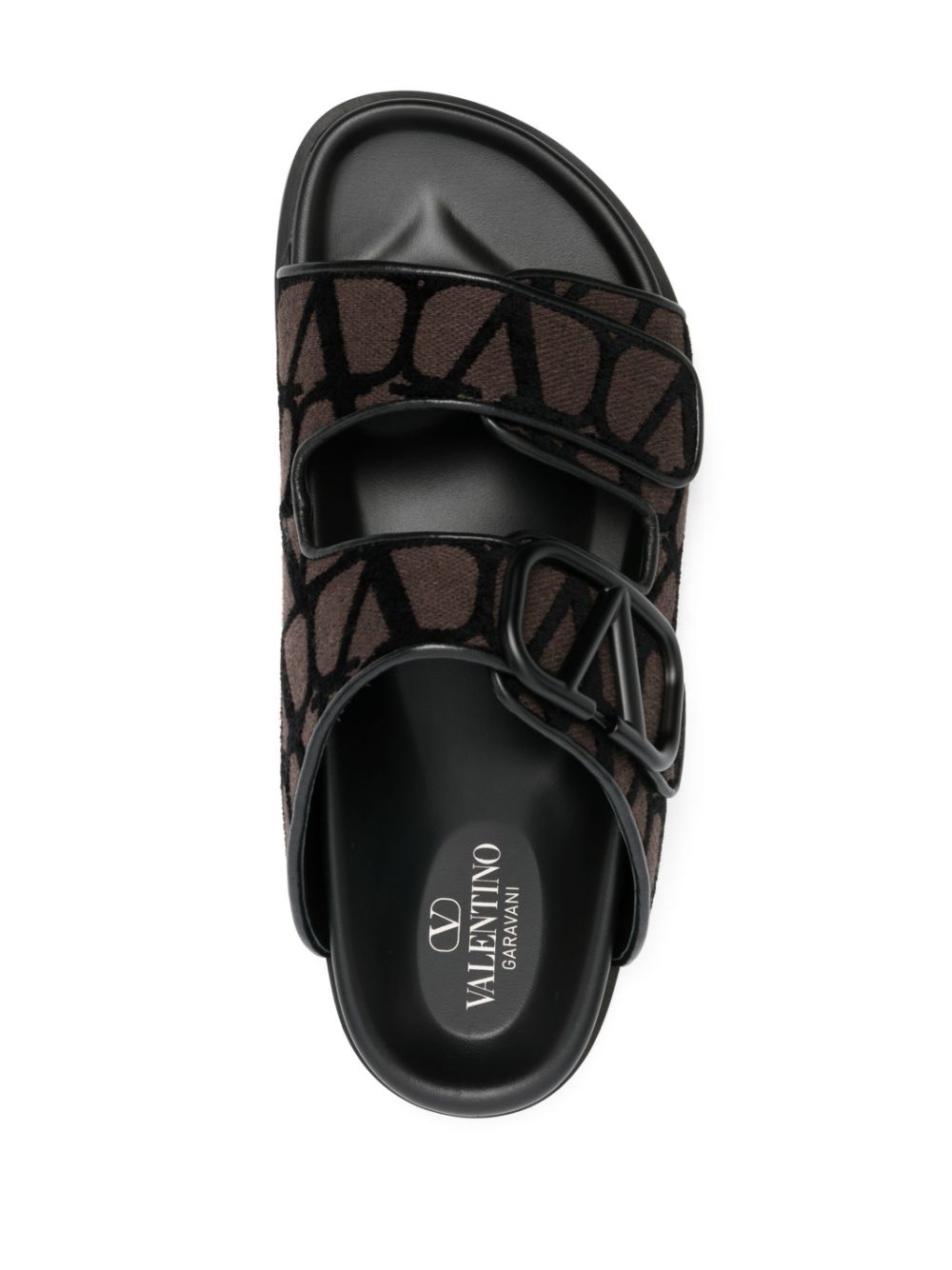 Valentino Garavani V Logo Toile Iconographe Sandals