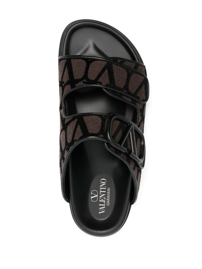 Valentino Garavani V Logo Toile Iconographe Sandals