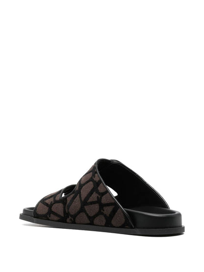 Valentino Garavani V Logo Toile Iconographe Sandals
