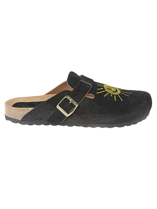 Taji Smile Suede Mules