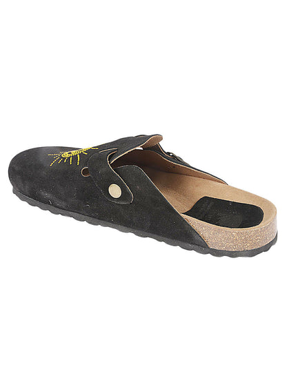 Taji Smile Suede Mules