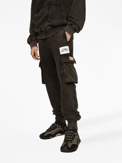 Dolce & Gabbana Logo Cotton Trousers