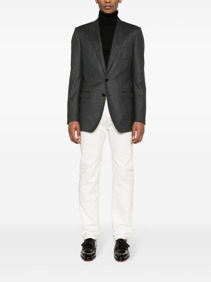 Dolce & Gabbana Wool Single Breasted Blazer Jacket
