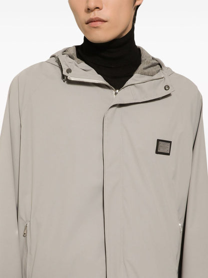 Dolce & Gabbana Nylon Hooded Jacket