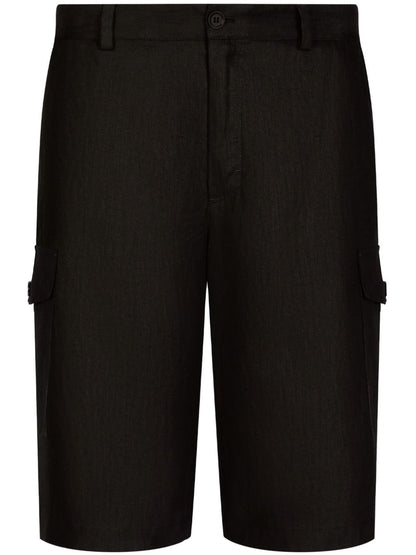 Dolce & Gabbana Linen Cargo Shorts