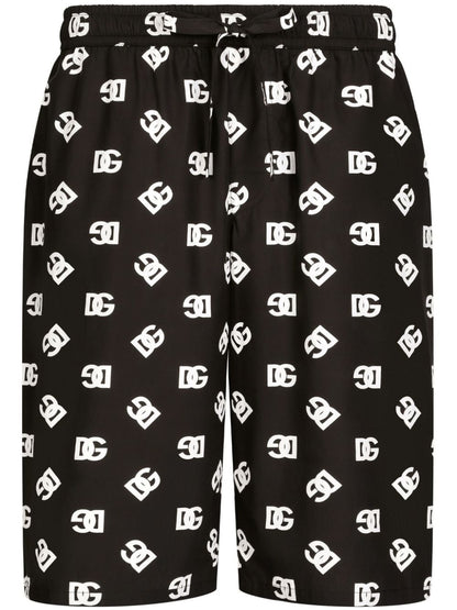 Dolce & Gabbana Allover Logo Shorts
