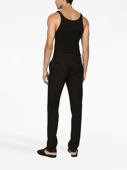 Dolce & Gabbana Ribbed Cotton Tank Top