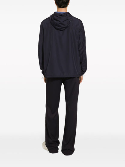 Dolce & Gabbana Logo Reversible Hooded Jacket