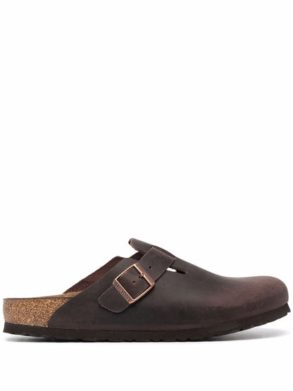 Birkenstock Boston Oiled Leather Slippers
