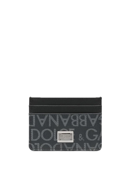 Dolce & Gabbana Allover Logo Card Case