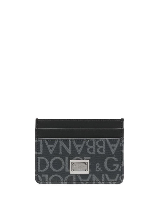 Dolce & Gabbana Allover Logo Card Case