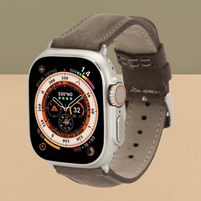 Apple Watch Brown Leather Strap - Boston