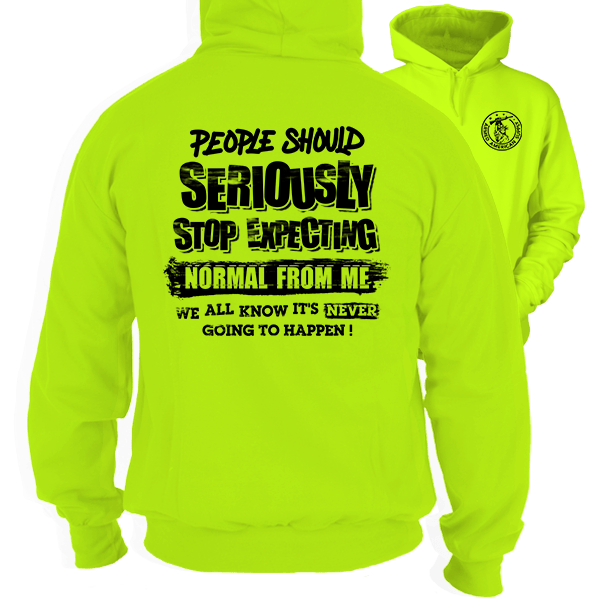 Should Stop Expecting - Safety Yellow Hoodie — photo 1 of 2