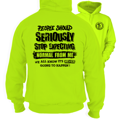 Should Stop Expecting - Safety Yellow Hoodie — photo 1 of 2