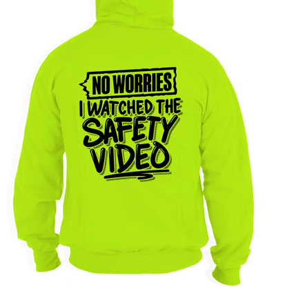 Watched the Safety Videos - Safety Hi-Vis Hoodie Workwear — photo 1 of 3