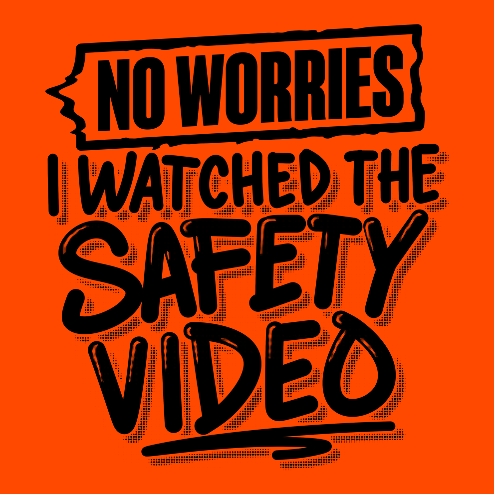 Watched the Safety Videos- Long Sleeve Safety Yellow Hi-Vis T-Shirt — photo 2 of 2