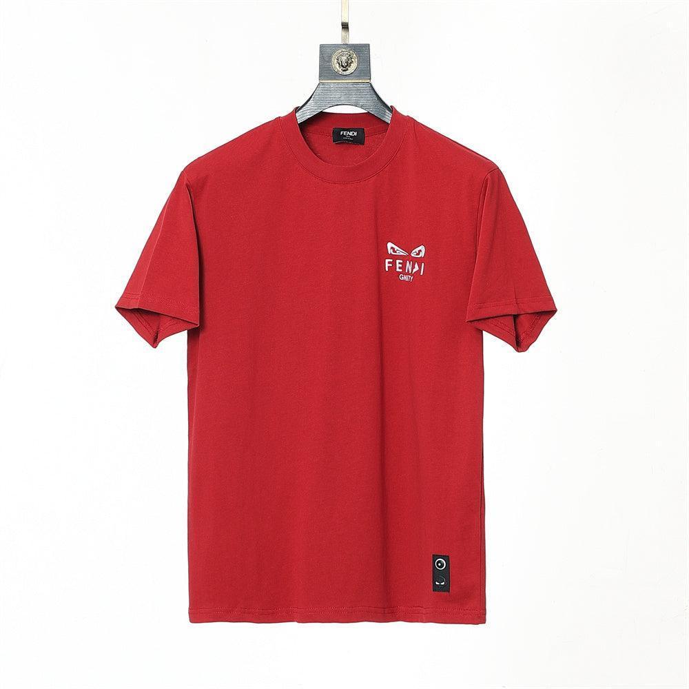 Fendi T-Shirt without Collar 'Red'