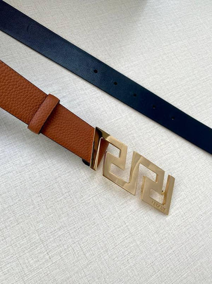 Versace Medusa Belt 'Brown'