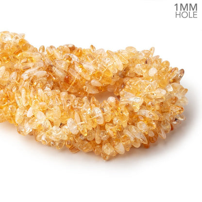 11x7-16x9mm Bi-Color Citrine Plain Nugget Beads 16 inch 83 pieces