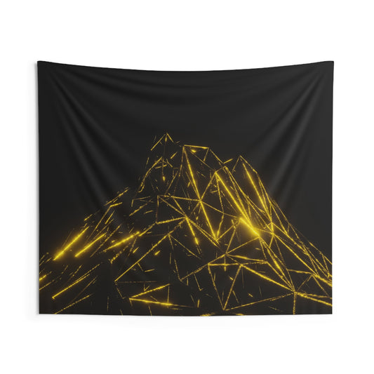 gold mountain frame [olympus peak] art tapestry