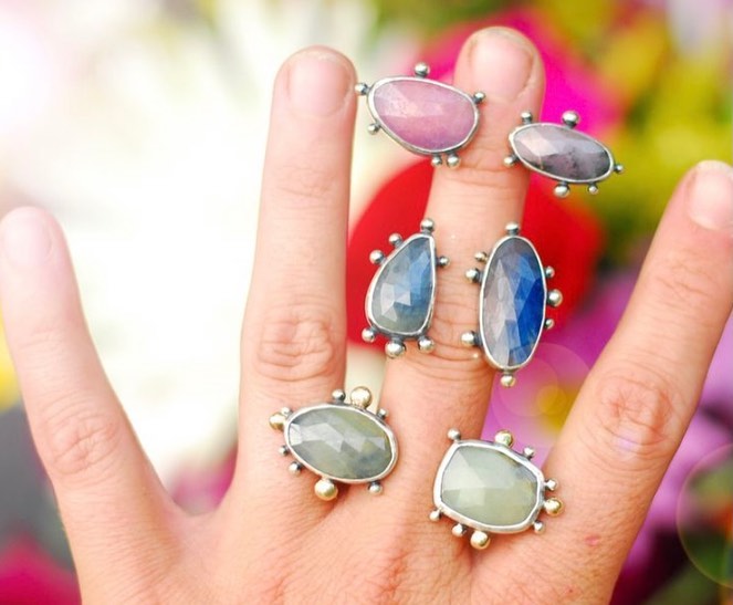 "Rosy Revolver" Flat Back, Open Ring, Forming Mandrel