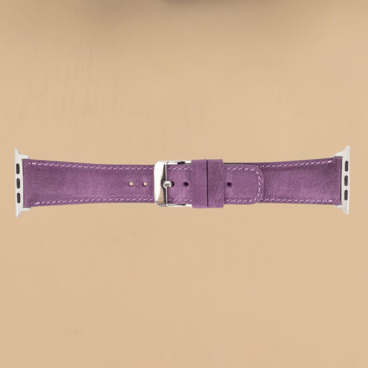 Apple Watch Purple Leather Strap - Boston