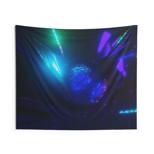 cosmic crown [dark approach] art tapestry